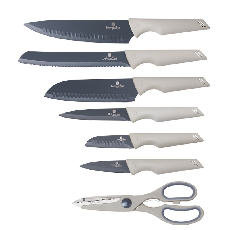 Levně BERLINGERHAUS Sada nožů s nepřilnavým povrchem 7 ks Aspen Collection BH-2835