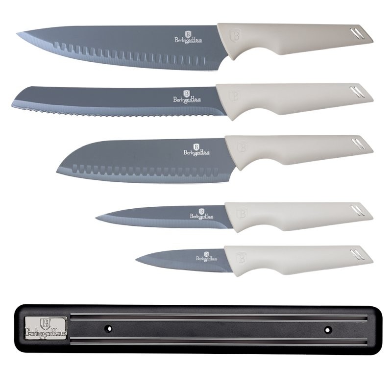 Levně BERLINGERHAUS Sada nožů s magnetickým držákem 6 ks Aspen Collection BH-2839