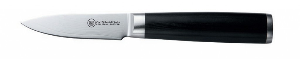 CS SOLINGEN Nůž kuchyňský damascénská nerezová ocel 9 cm KONSTANZ CS-071349