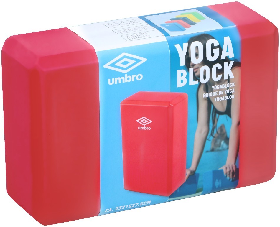 UMBRO Blok na jógu 23x15x7,5cm růžováED-226924ruzo