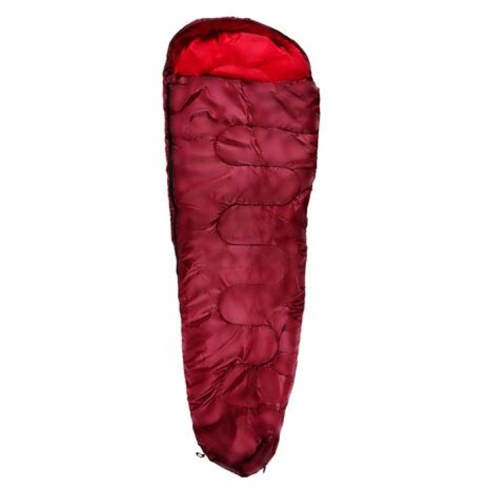 Levně Spací pytel mumie červený 80 x 210 cm