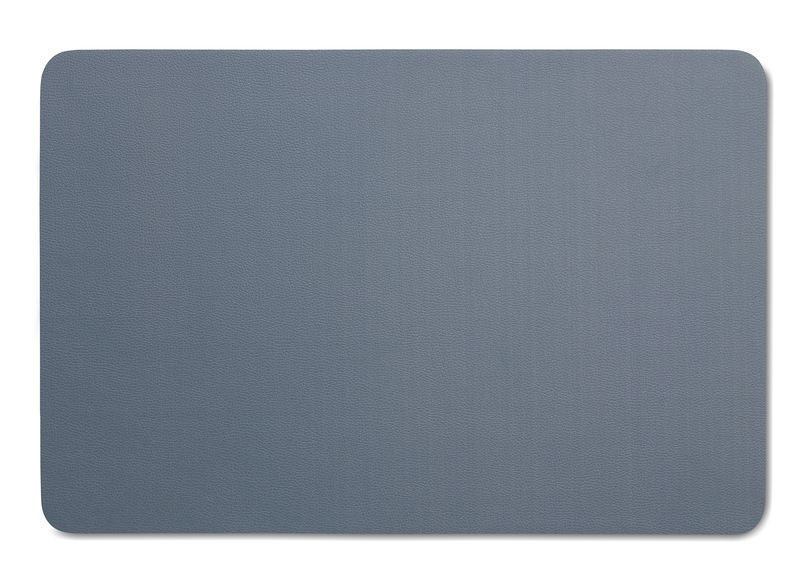 KELA Prostírání plastové Kimara PU 45x30 cm imitace kůže tmavě šedá KL-12310