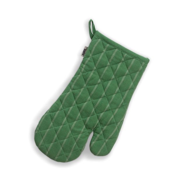 Levně KELA Chňapka rukavice do trouby Cora 100% bavlna světle zelené/zelené pruhy 31,0x18,0cm KL-12818