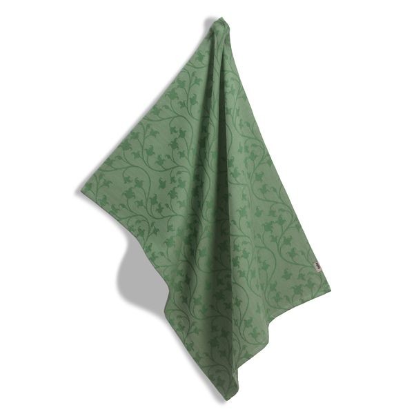 Levně KELA Utěrka Cora 100% bavlna světle zelená/zelený vzor 70,0x50,0cm KL-12822