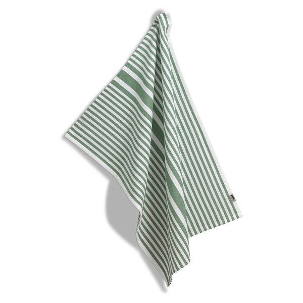 Levně KELA Utěrka Cora 100% bavlna světle zelené/zelené proužky 70,0x50,0cm KL-12824