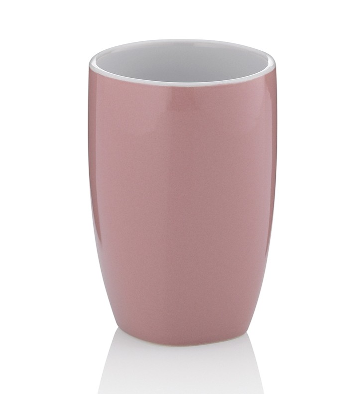 KELA Pohár LINDANO keramika růžová KL-20332