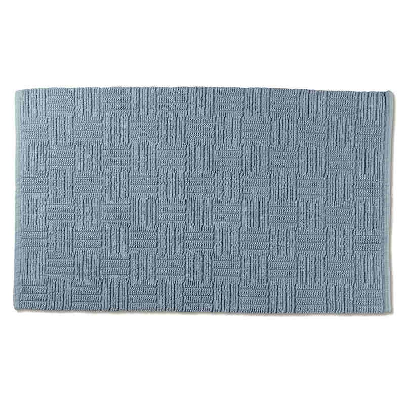Levně KELA Koupelnová předložka Leana 100x60 cm bavlna modrá KL-23502