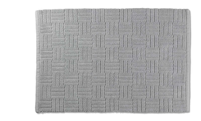 KELA Koupelnová předložka Leana 65x55 cm bavlna šedá KL-23520