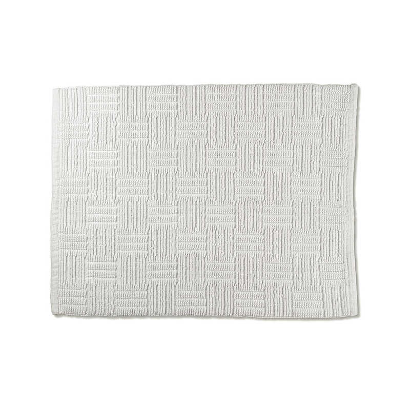 Levně KELA Koupelnová předložka Leana 65x55 cm bavlna bílá KL-23525