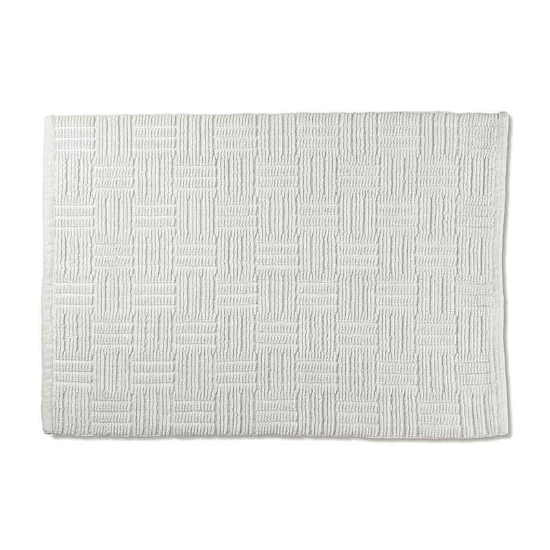KELA Koupelnová předložka Leana 80x50 cm bavlna bílá KL-23526