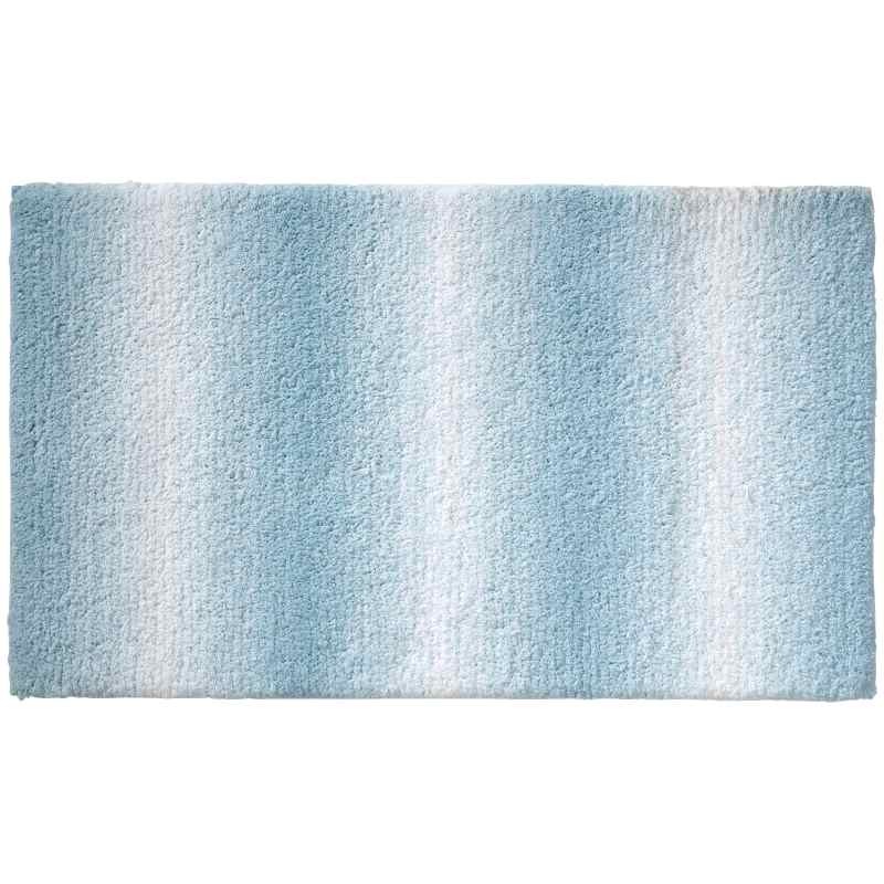 Levně KELA Koupelnová předložka Ombre 120x70 cm polyester ledově modrá KL-23571