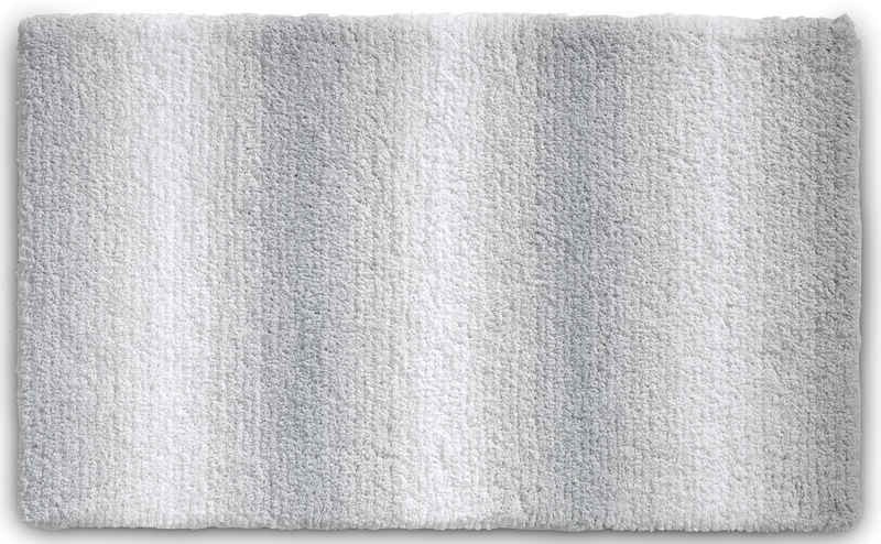 Koupelnová předložka Ombre 100x60 cm polyester šedá