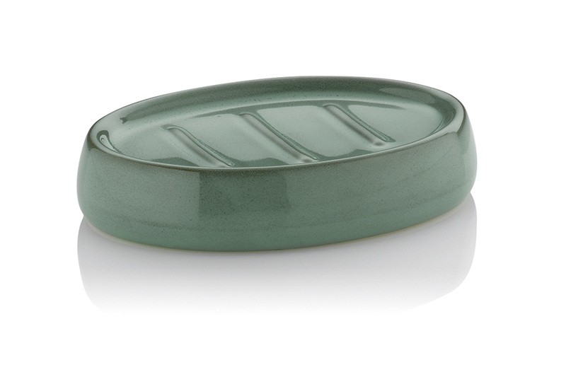 Miska na mýdlo Liana keramika zelená KL-23624