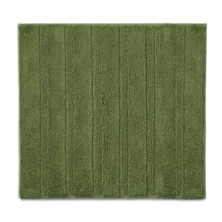 Levně KELA Koupelnová předložka Megan 100% bavlna mechově zelená 65,0x55,0x1,6cm KL-24704