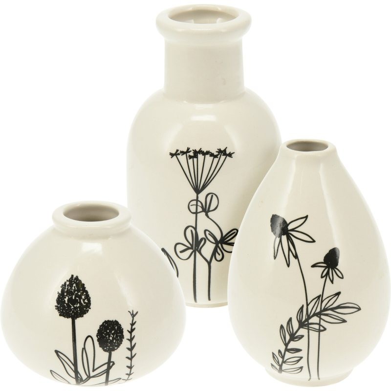 Dekorační vázy sada 3 ks