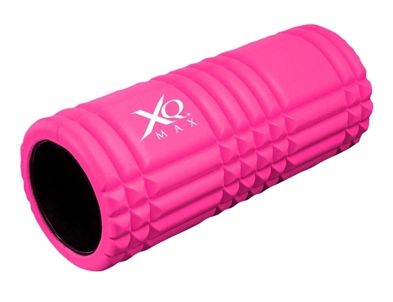 XQMAX Masážní válec pěnový Foam Roller 33 x 14,5 cm růžová KO-8DM000270ruzo