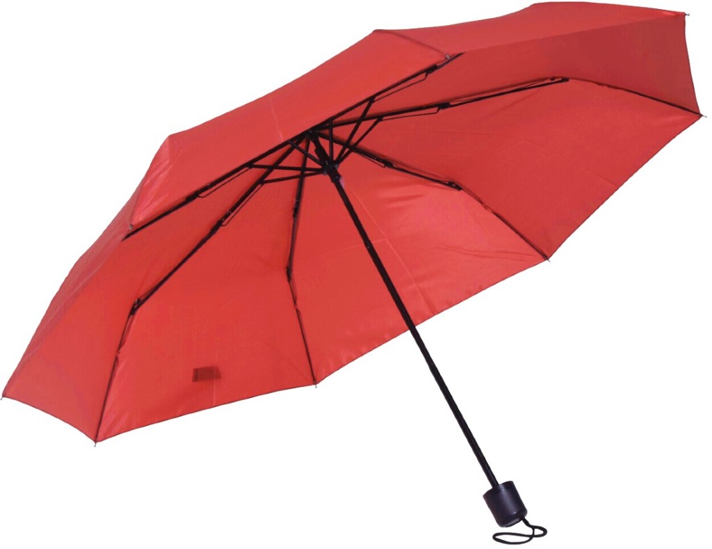 Levně PROGARDEN Deštník skládací 95 cm červená KO-DB7250300cerv