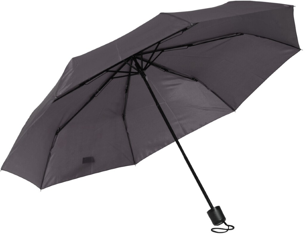Deštník skládací 95 cm tmavě šedá