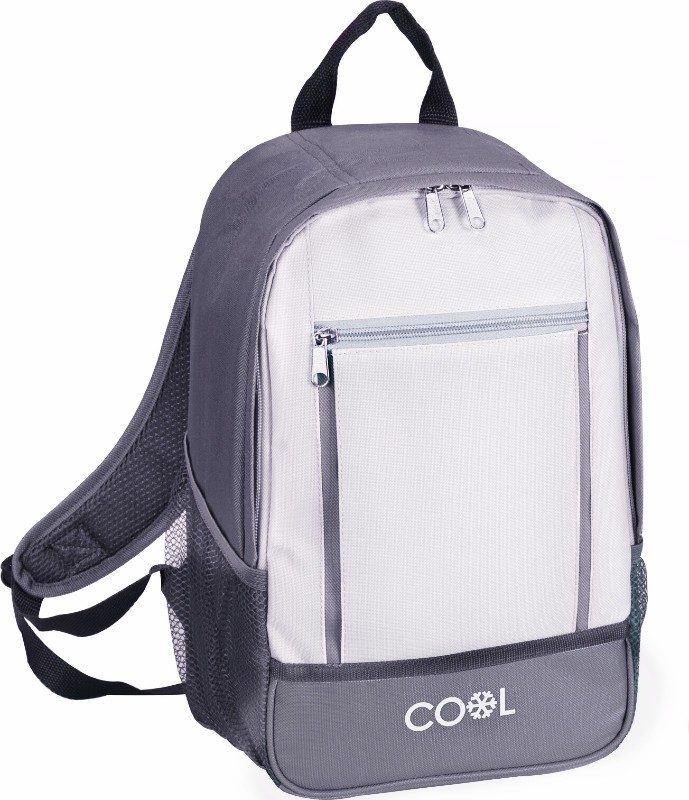 Chladící batoh COOL 10 l šedá / bílá KO-FB1300900seda