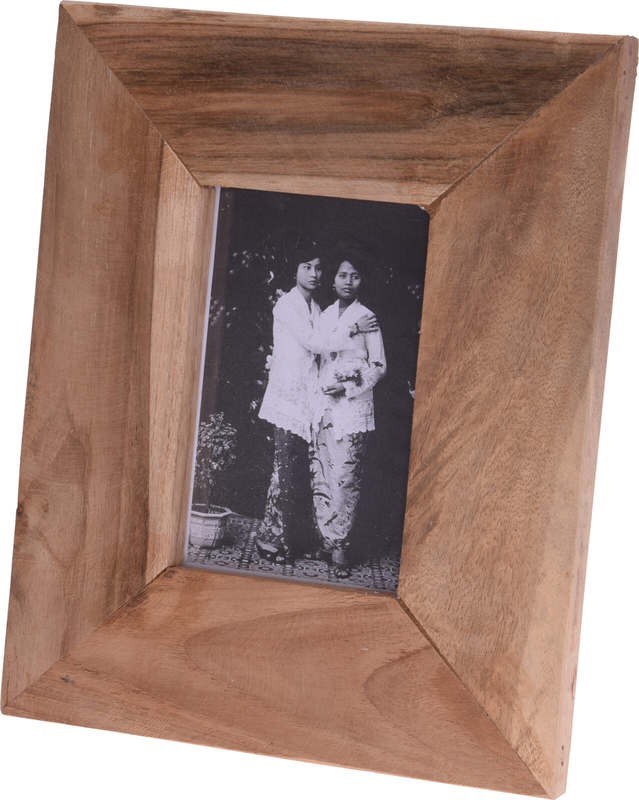 Levně HOMESTYLING Fotorámeček z teakového dřeva 27,5 x 22 cm KO-J11800010