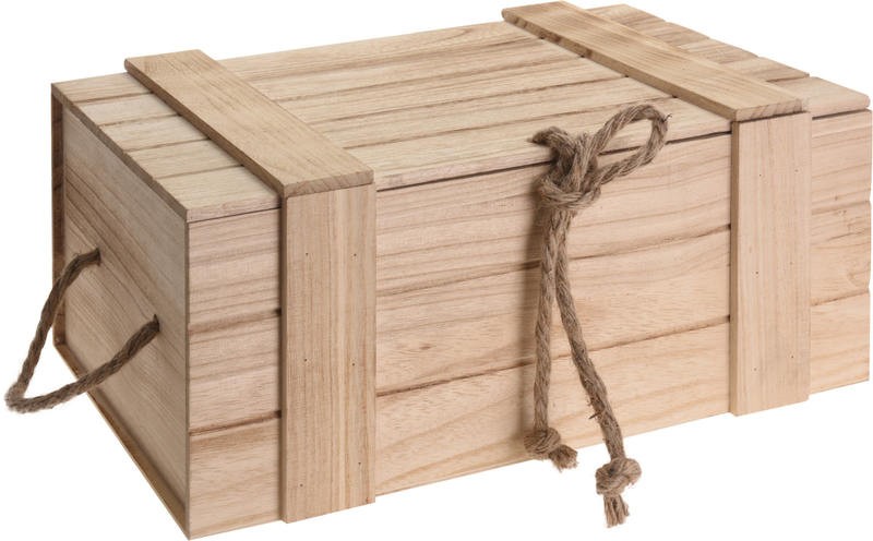 Úložný box dřevěný sada 3 ks KO-KR2002560