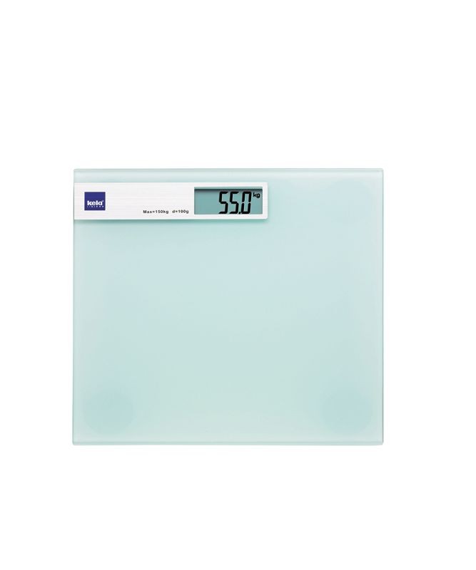 Osobní váha digitální  LINDA, skleněná bílá do 150kg KELA KL-21299