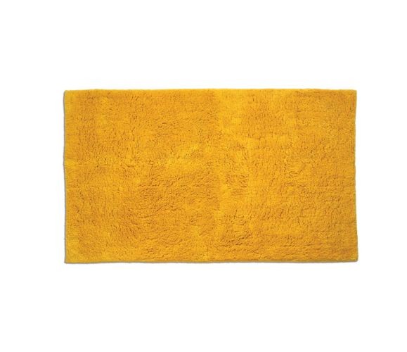 Levně KELA Koupelnová předložka LADESSA UNI 100x60 cm žlutá KL-22115