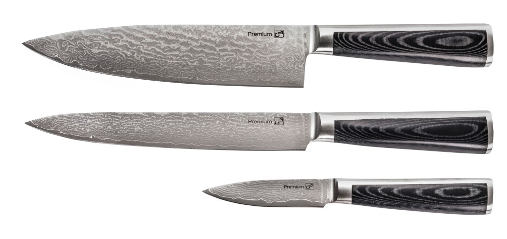 G21 Sada nožů G21 Damascus Premium, Box, 3 ks G21-6002250