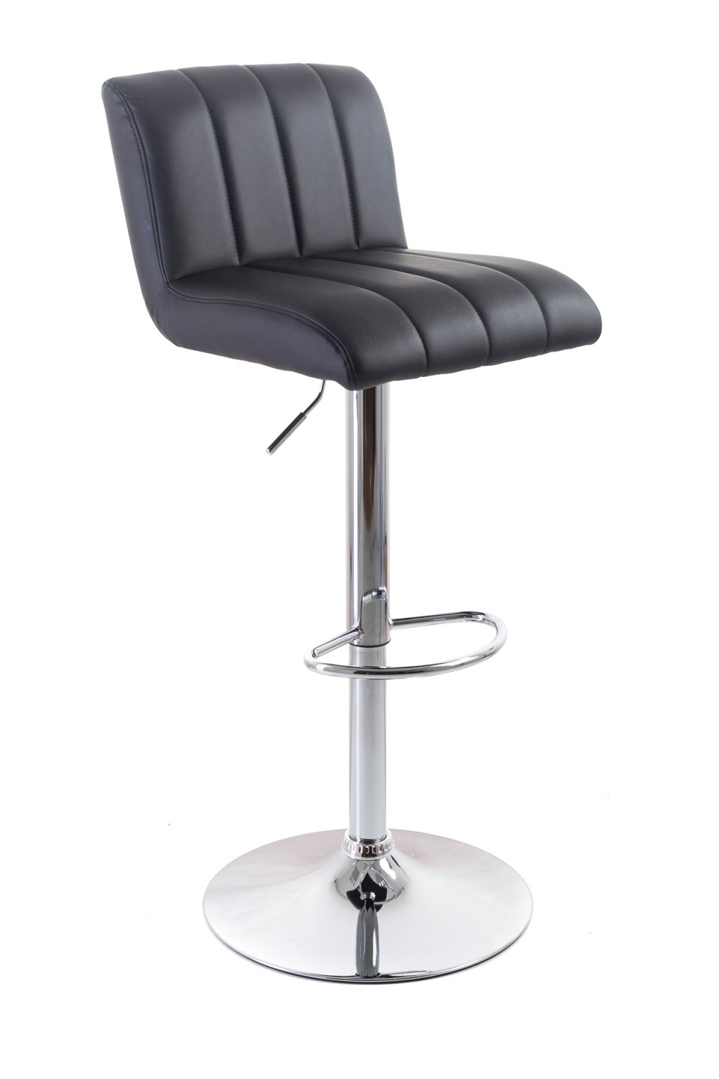 Levně G21 Barová židle G21 Malea koženková, prošívaná black G21-60023096