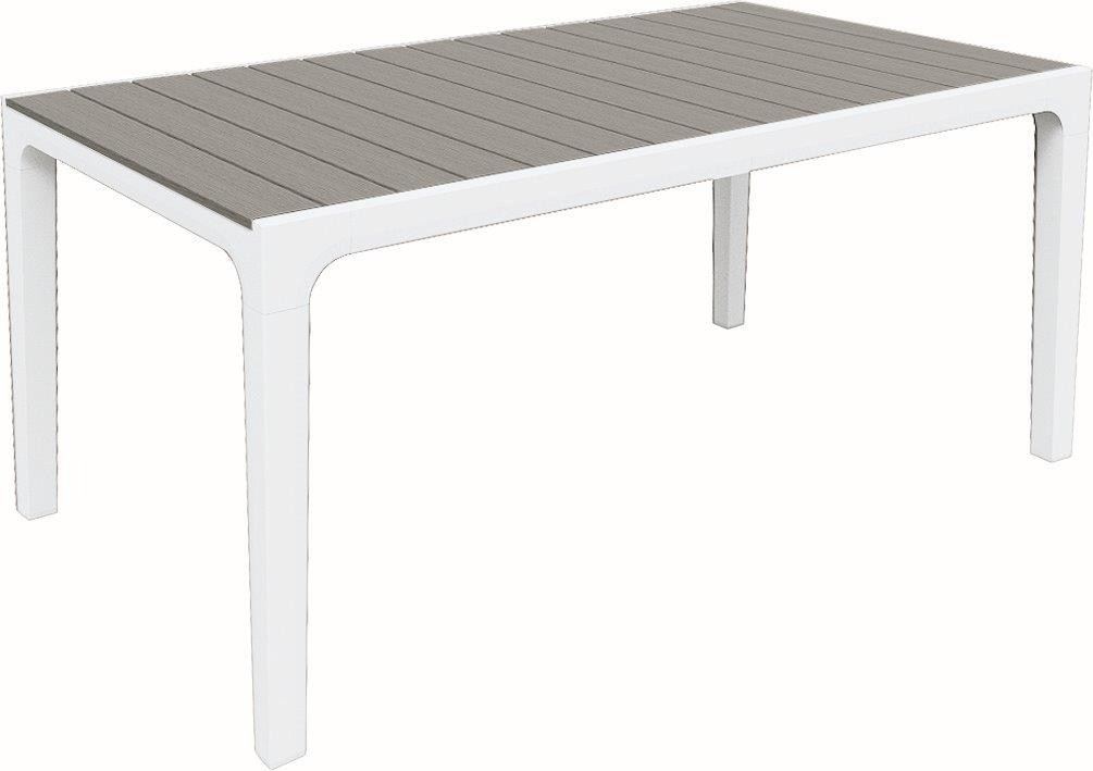 Keter Zahradní stůl Keter Harmony bílý / světle šedý KT-610025
