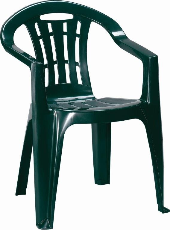 Levně Keter Plastová židle Keter Mallorca tmavě zelená KT-610144