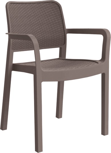 Levně Keter Plastová židle Keter Samanna capuccino KT-610154