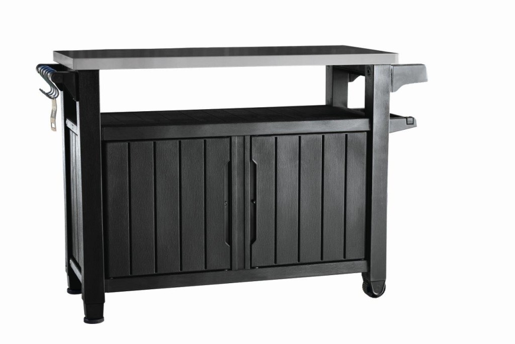 Levně Keter Grilovací stolek Keter UNITY XL 207L grafitový KT-610203