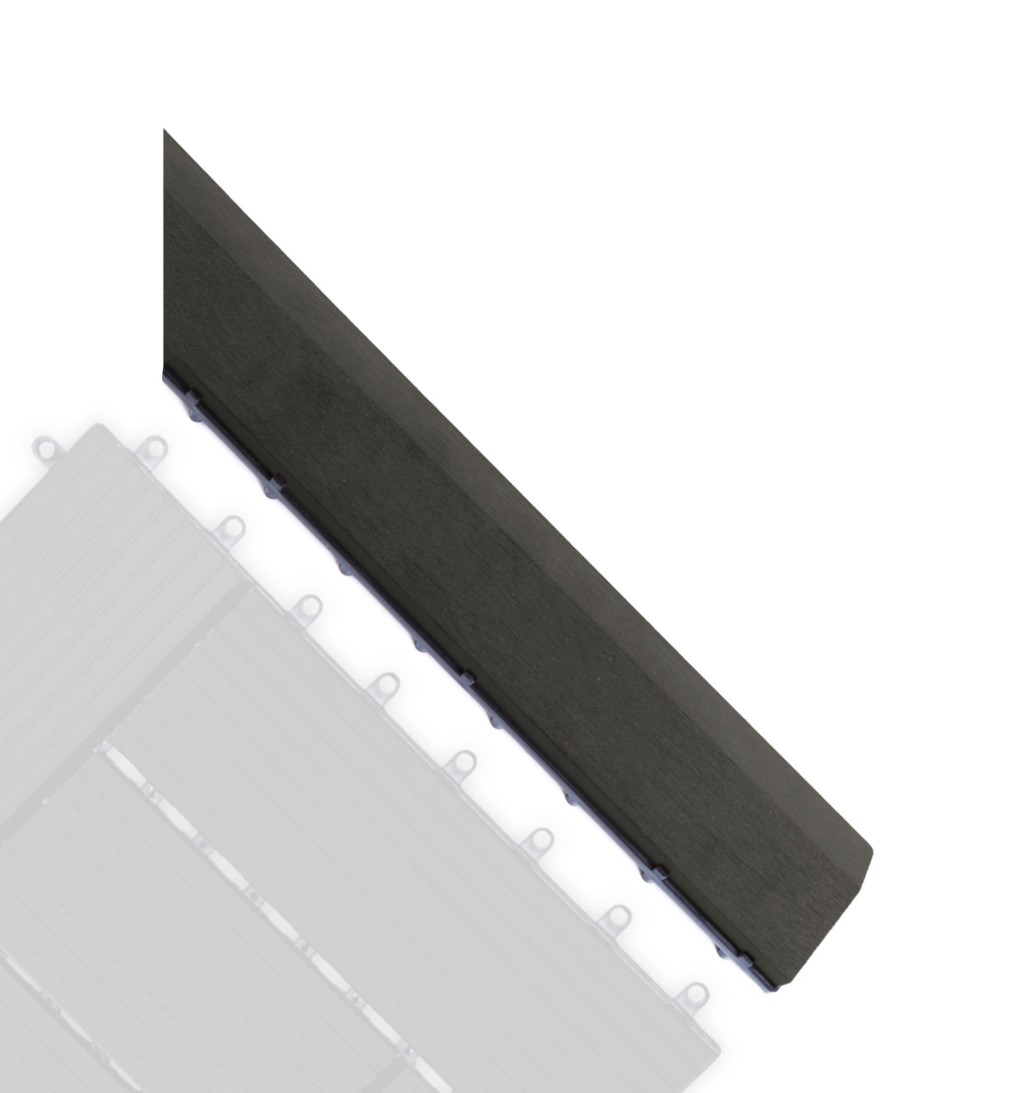 Levně G21 Přechodová lišta G21 Eben pro WPC dlaždice, 38,5 x 7,5 cm rohová (pravá) G21-63910033