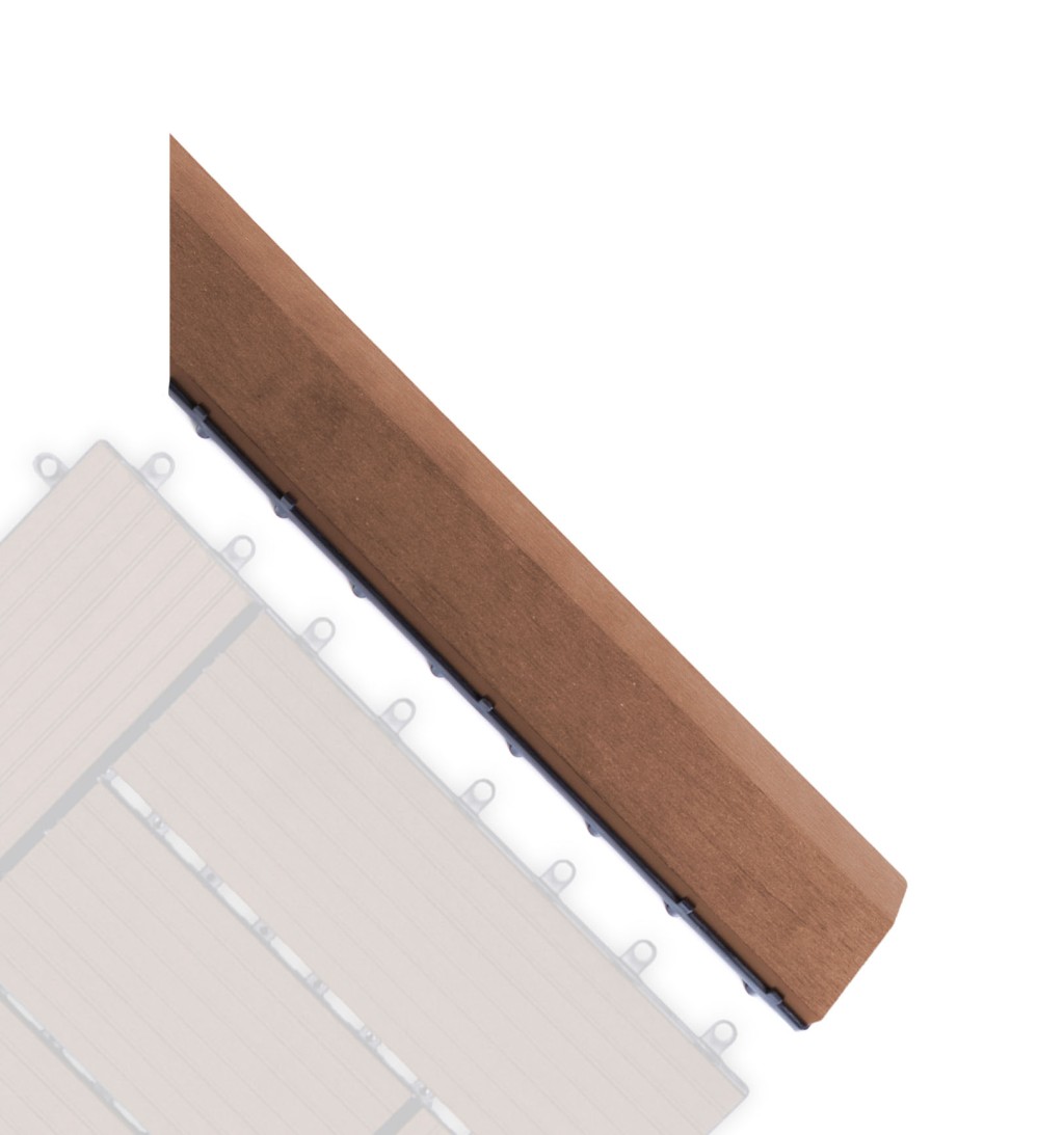 Levně G21 Přechodová lišta G21 Třešeň pro WPC dlaždice, 38,5 x 7,5 cm rohová (pravá) G21-63910073