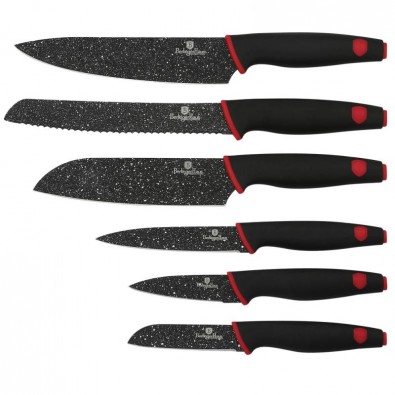 BERLINGERHAUS Sada nožů 6 ks Black Stone Touch Line