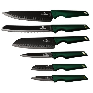 Sada nožů s nepřilnavým povrchem 6 ks Emerald Collection