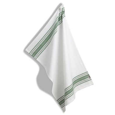 KELA Utěrka Cora 100% bavlna světle zelené/zelené proužky 70,0x50,0cm