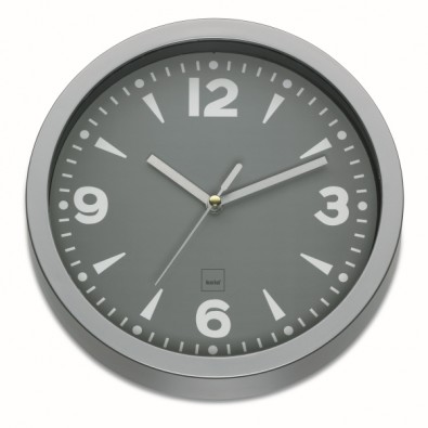 KELA Nástěnné hodiny FLORENZ 20 cm šedá