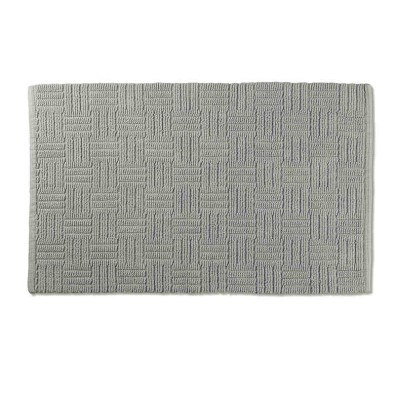 Koupelnová předložka Leana 80x50 cm bavlna šedá