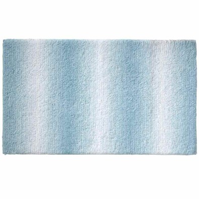 Koupelnová předložka Ombre 65x55 cm polyester modrá