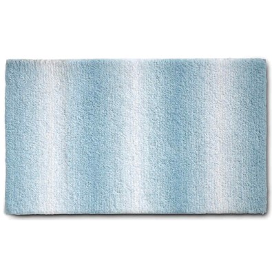 Koupelnová předložka Ombre 100x60 cm  polyester ledově modrá