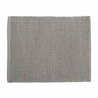 Koupelnová předložka Miu směs bavlna/polyester kamenně šedá 65,0x55,0x1,0cm