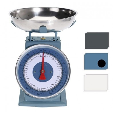 Váha kuchyňská 5 kg RETRO modrá