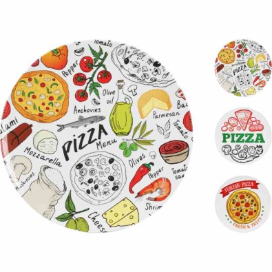 Pizza talíř 33 cm design PIZZA Menu