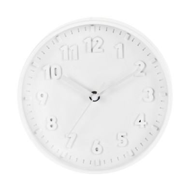 Nástěnné hodiny ručičkové 20 cm bílá