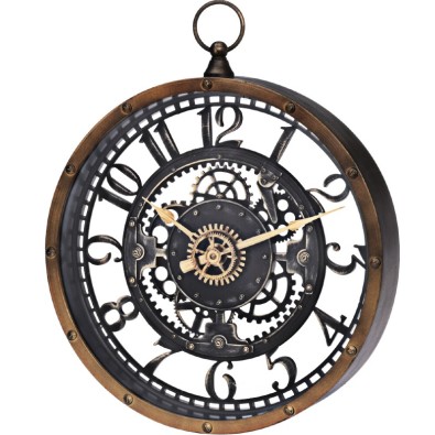 Nástěnné hodiny s otevřeným strojkem 27 cm