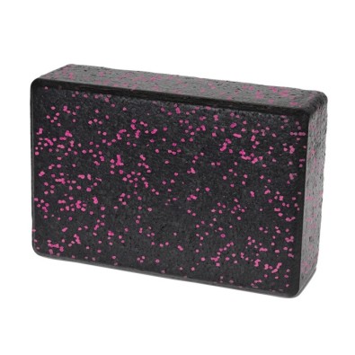 Blok na jógu XQMAX 15 x 23 cm černá / růžová