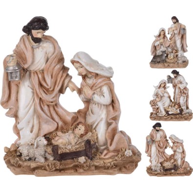 Betlém Vánoční dekorace 15 x 18 cm design 3