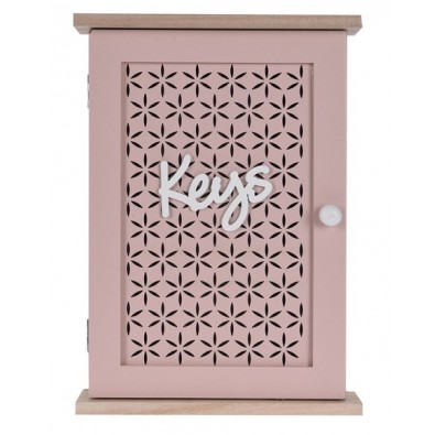 EXCELLENT Skříňka na klíče dekorativní 28x20x7cm růžová